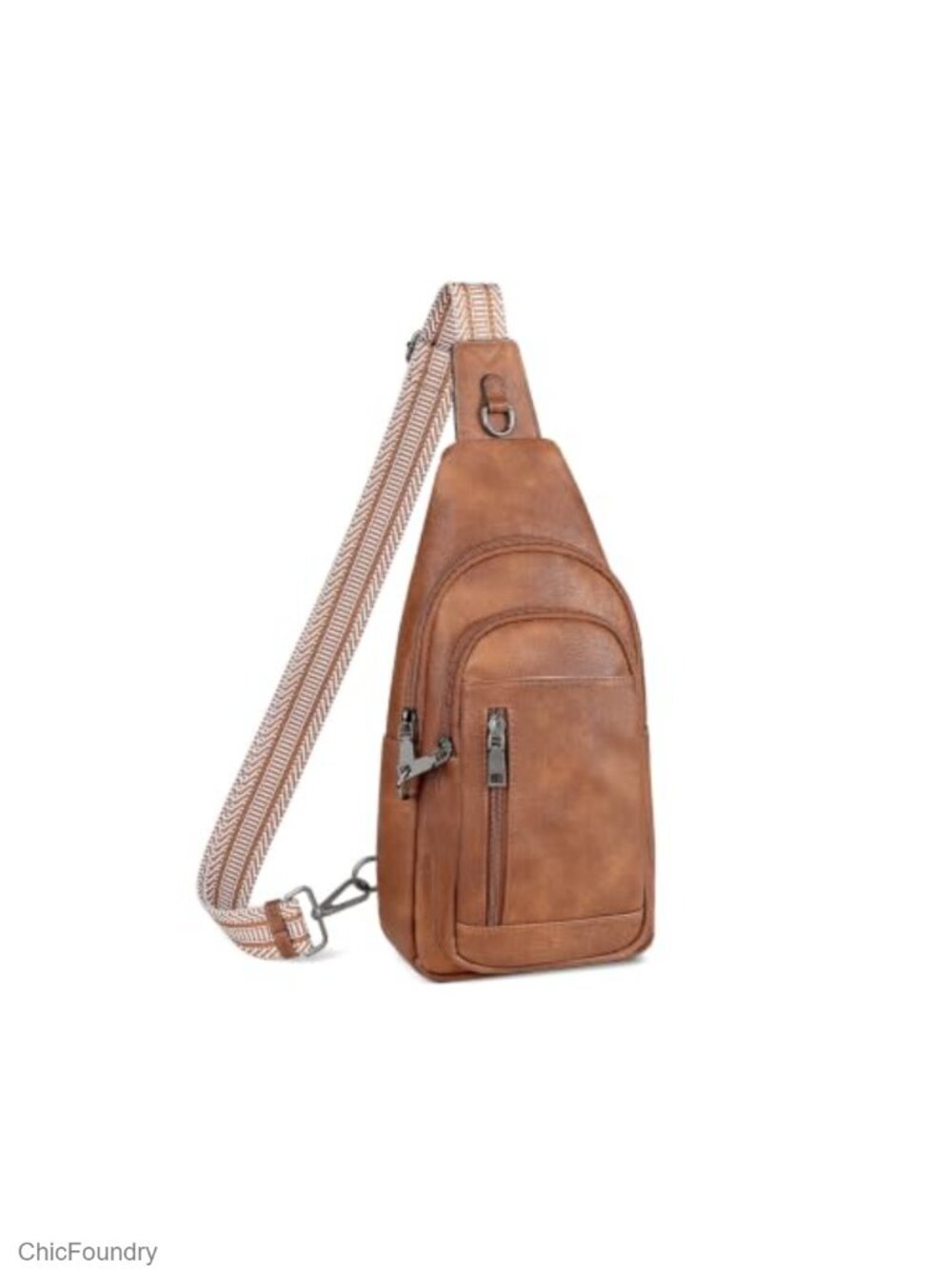 Anti Theft Crossbody Bag RFID Sling Purse PU Leather